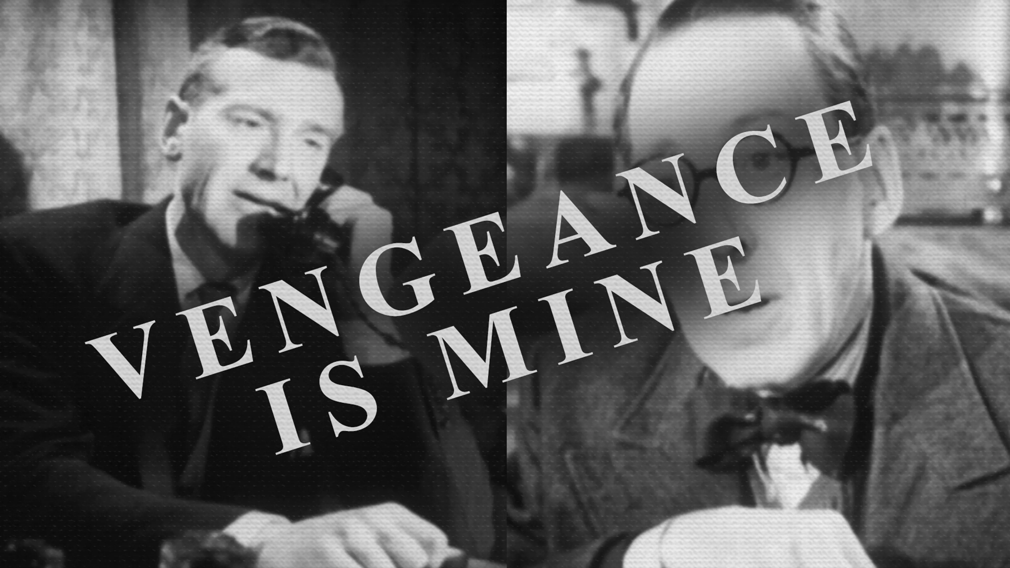 Vengeance Is Mine poster